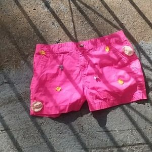 Neon Pink Plus Shorts